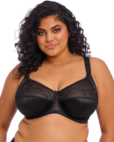 Elomi Women's Cate Soft Cup Bra, Black, 44FF - Image 1