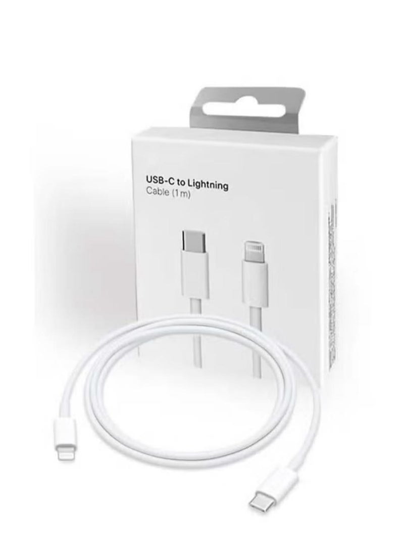 Generic - USB C to Lightning Cable Adapter Compatible - Type C for iPhone 14 Pro Max 13 12 11 X XS XR 8 Plus AirPods Support Power Delivery 1m - Image 1