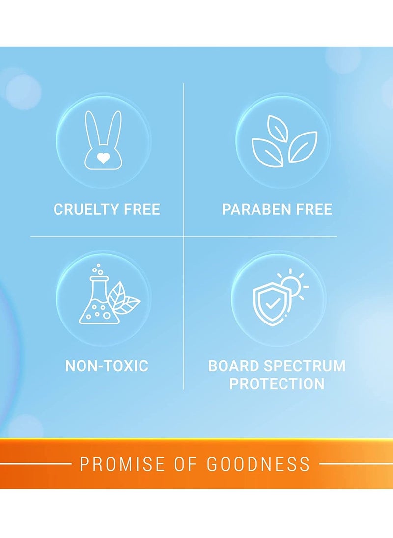 Lotus - Herbals Safe Sun Invisible Matte Gel Sunscreen SPF 50 PA+++ For Men & Women Non Greasy Suitable for Oily Skin 100g Orange - Image 1