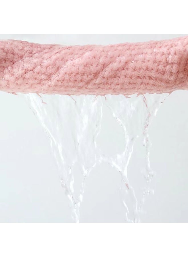 Microfiber Towels, 5 Pack, Highly Absorbent, Ultra Soft Coral Fleece, Quick Drying, Multi-Colour Bath Towels for Bathroom, Spa, Gym, 35 x 75 cm (A - 5 Pack) - Image 4