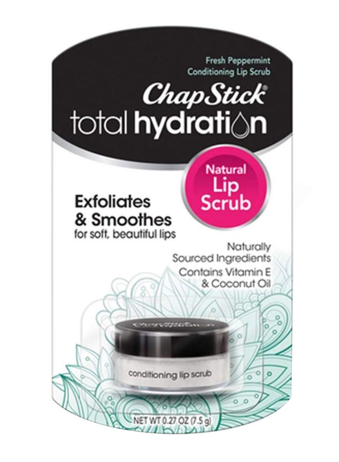 ChapStick Total Hydration Conditioning Lip Scrub Fresh Peppermint, Lip Exfoliator - 0.27 Oz - Image 2