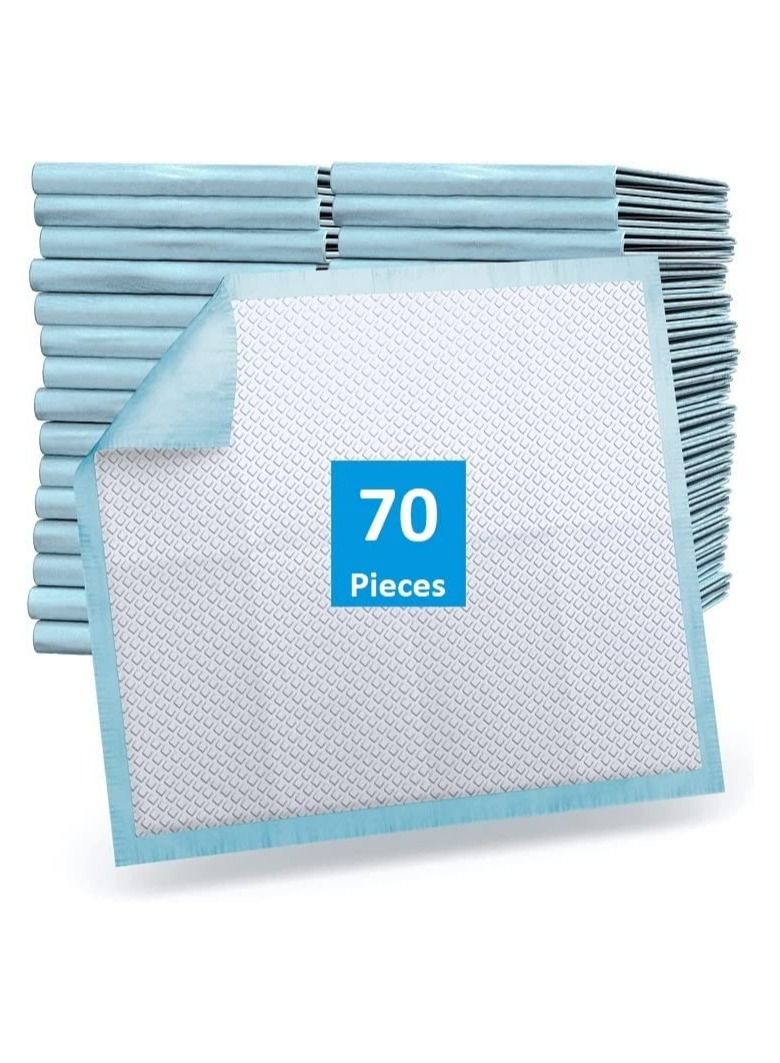 Cherry Medical Supply 70-Pieces Packed in 7 Pouches 60 cm x 90 cm XL Disposable Underpads, Incontinence Pads, Chux, Bed Covers, Puppy Training Thick, Super Absorbent Protection for Kids Adults Elderly - Image 1