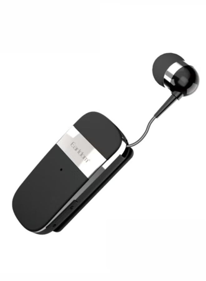 Earldom Multi-Function Clip-On In-Ear Wireless Headset, Bluetooth BH105, Black & White, Hands-Free Headphones, Built-in Microphone, Perfect for Calls, Music, and Sports, Comfortable & Lightweight Design - Image 2