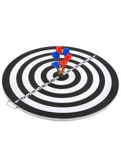 Generic 17'' Paper Darts Board Game Set 2-Sided with 6Pcs Steel Tip Darts  - Image 5