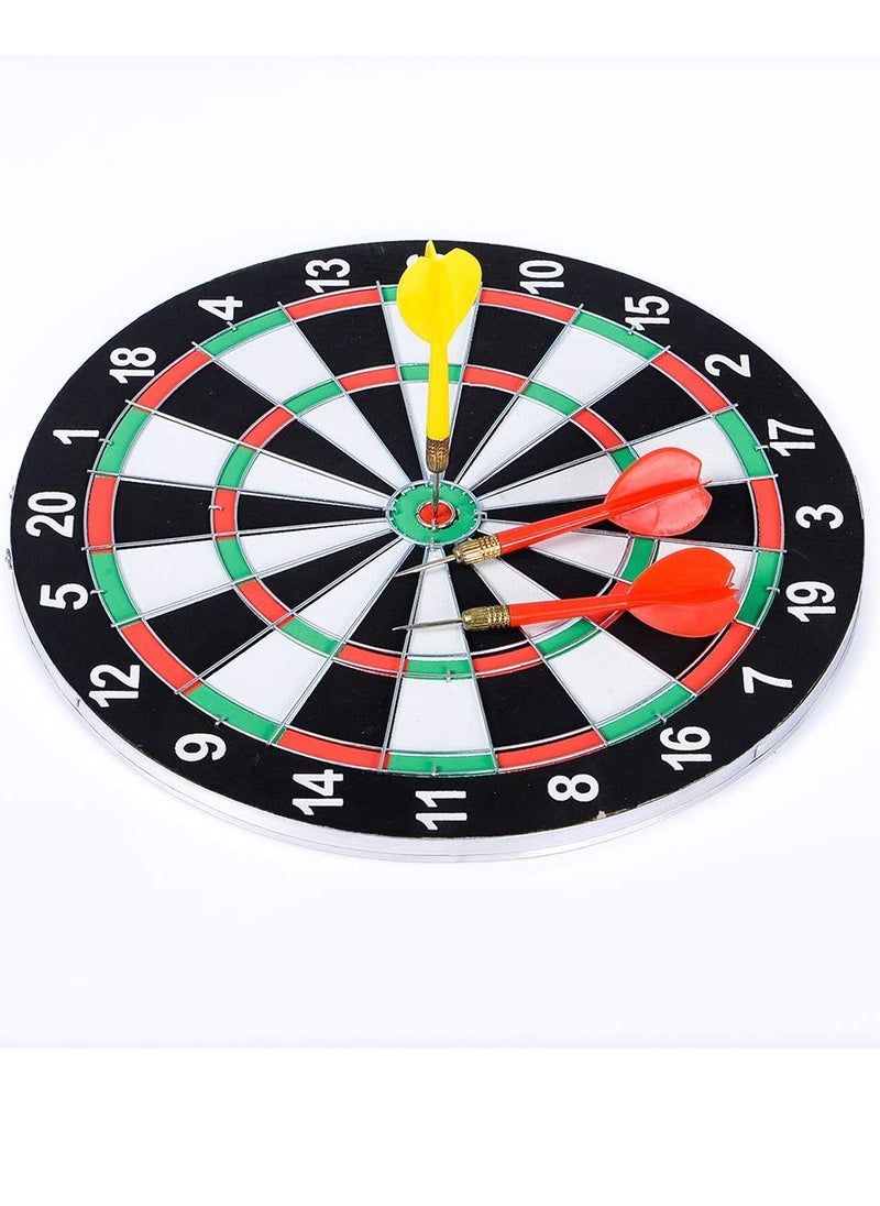 Generic 17'' Paper Darts Board Game Set 2-Sided with 6Pcs Steel Tip Darts  - Image 4