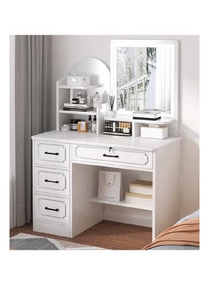 keke Multifunctional Makeup Vanity Dressing Table with LED Mirror and Chair 80 CM - Image 1
