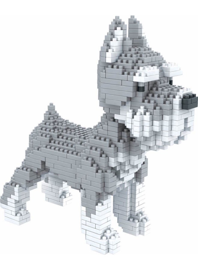 Star Of Small Particle Building Blocks Toys Assembled Toys Animals 6618-1~6618-12 Dog Series Wholesale-Color:Star-6618-8 Teddy - Image 3