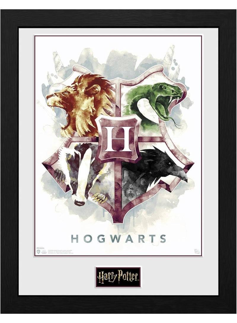 Harry Potter Hogwarts Water Color Framed Print 30x40