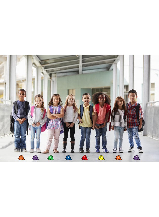 SICOHOME SICOHOME 36Pcs Number Spot Markers Stickers,4" Floor Numbers for Classroom,Floor Numbers for Classroom,Line Up Spots for Classroom Floor Number Spot Helpers Colorful Markers for Classroom Kindergarten - Image 2