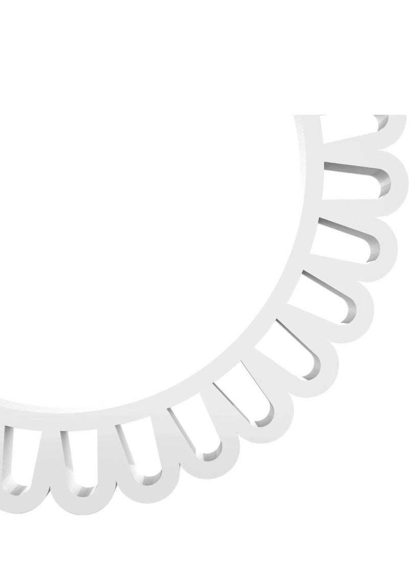 Wooden Twist Big Wooden Wall Mirror, Dressing Bathroom Vanity Mirror  - Image 3