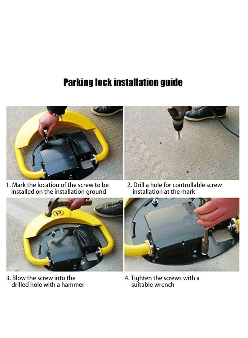 Intelligent Car Parking Lock Car Parking Latch with Alarm - Image 4