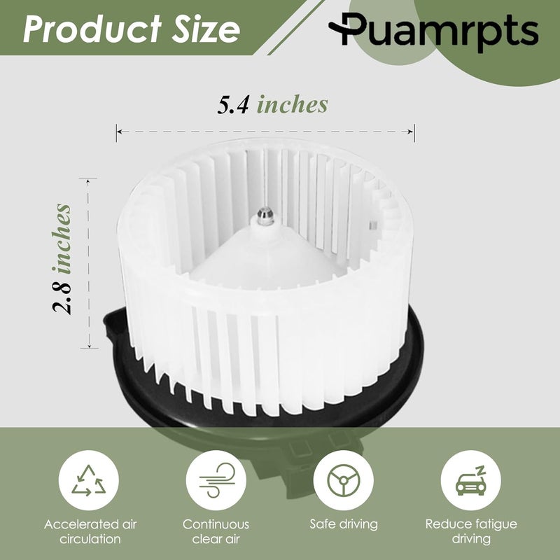 PUAMRPTS AC Heater Blower Motor for Cadillac CTS, STS, SRX (2007-2015) - Image 5