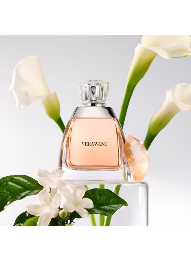 Vera Wang Eau de Parfum for Women - Delicate, Floral Scent - Notes of Iris, Lillies, & Sandalwood - Feminine & Subtle - 3.4 Fl Oz - Image 3