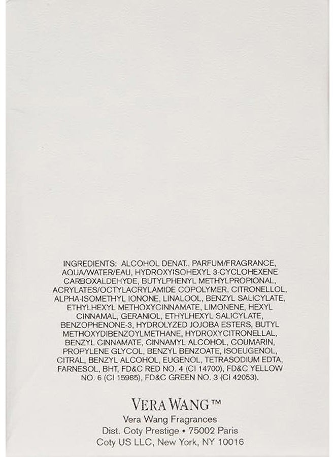 Vera Wang Eau de Parfum for Women - Delicate, Floral Scent - Notes of Iris, Lillies, & Sandalwood - Feminine & Subtle - 3.4 Fl Oz - Image 2