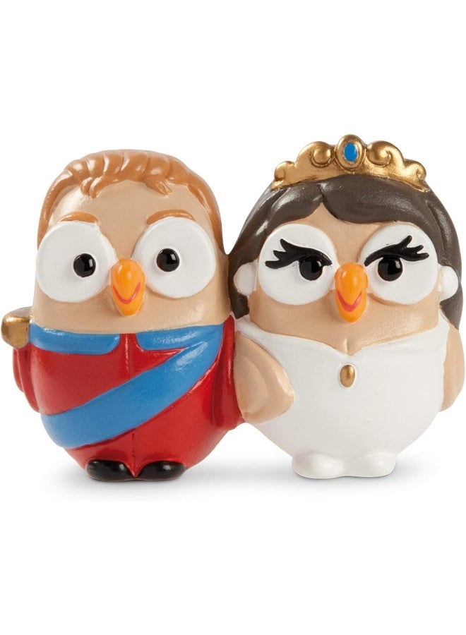 Goofi Celebrities Figurine – 8x10cm Hand-Painted Ceramic Prince and Princess, Unique Celebrity Decor & Gift – Perfect for Home & Room Decor