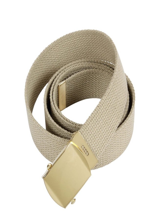 ROTHCO Military Web Belts (44", Gov Khaki)