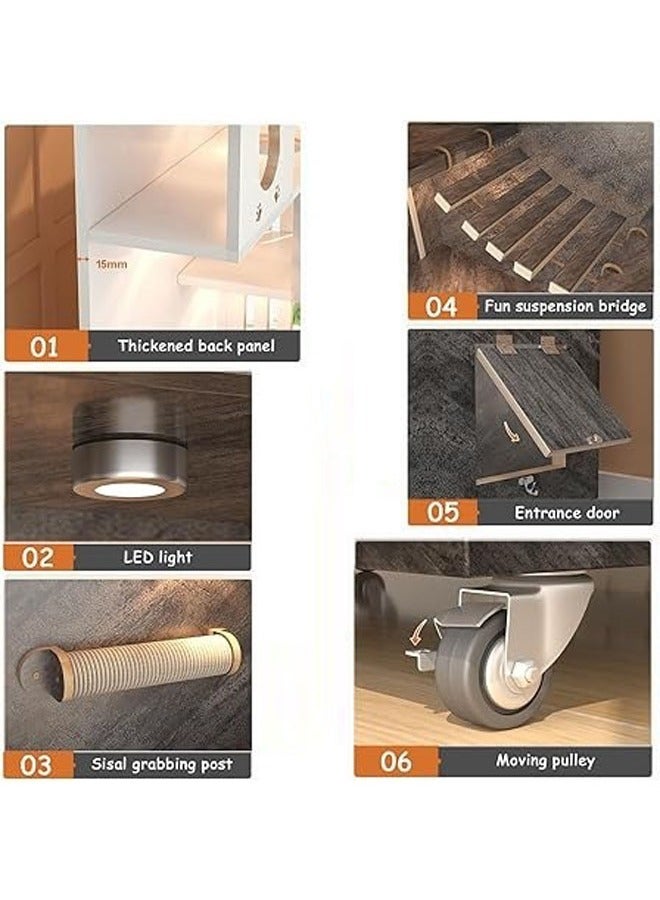 إن كي أكس فيلا قطط متعددة الوظائف مثالية لعرض نمط المنزل - Image 5