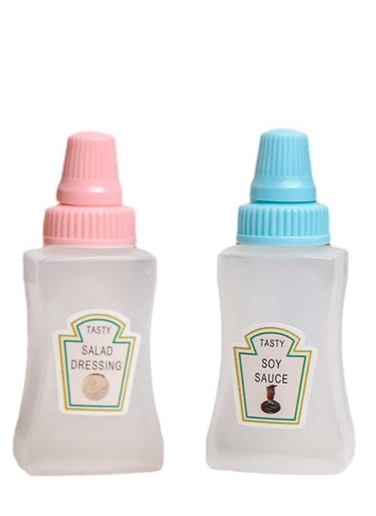Generic - Mini Squeeze Bottles for Ketchup and Mustard - Ideal for Sauces, Salad Dressings, Mustard and Dips - 25ml Capacity, 2 Pack Plastic - Image 1