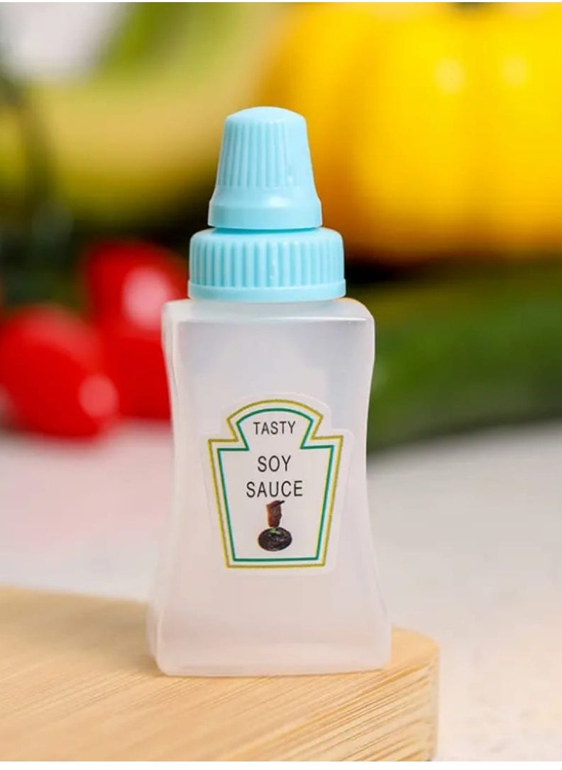 Generic - Mini Squeeze Bottles for Ketchup and Mustard - Ideal for Sauces, Salad Dressings, Mustard and Dips - 25ml Capacity, 2 Pack Plastic - Image 1