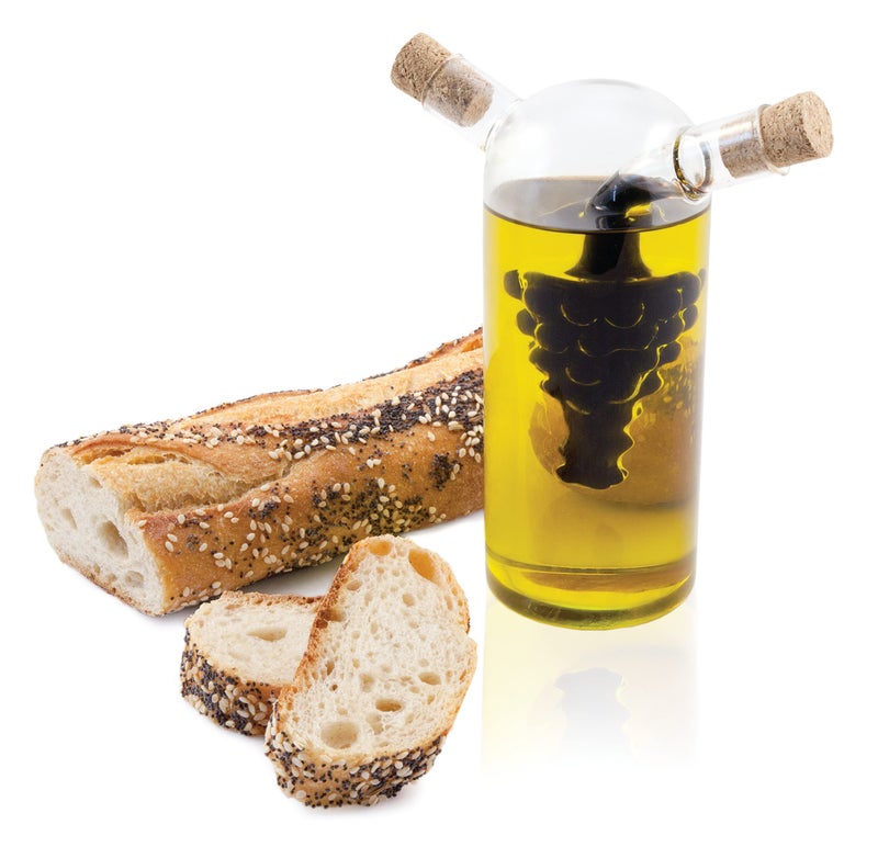 True Napa Olive Oil and Vinegar Cruet with Cork Stopper, Perfect for Housewarming, Picnic, Dinner, BBQ, Outdoor Party, Salad Bar Accessories, Home Essentials, Set of 1 - Image 5