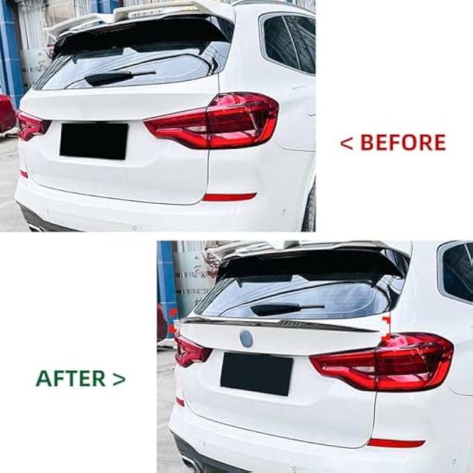 AUSMILA جناح خلفي وسط لصندوق السيارة لسيارة بي إم دبليو X3 G01 LCI M Sport 2018-23 2022 - Image 3