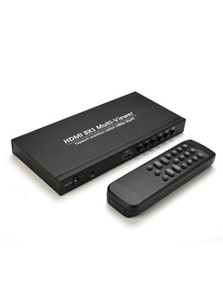 مقسم شاشة 8 × 1 HDMI 4K رباعي متعدد المشاهد و8 مقسم شاشة مع تبديل سلس - pzsku/ZA2ADF6CD2A3A6C047B6FZ/45/_/1704774147/293c073c-35de-4adb-a5c0-1d56be022fb5