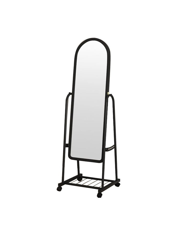 Taimi Taimi Full Length Standing Mirror with Adjustable Stand and Wheels Black 30x158cm  - Image 5