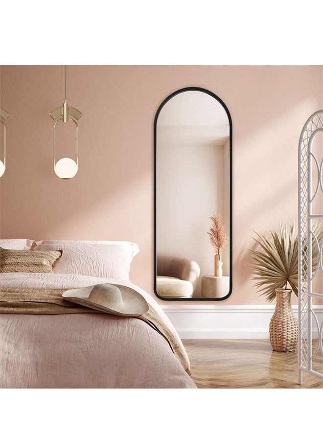 Taimi Taimi Full Length Standing Mirror with Adjustable Stand and Wheels Black 30x158cm  - Image 2