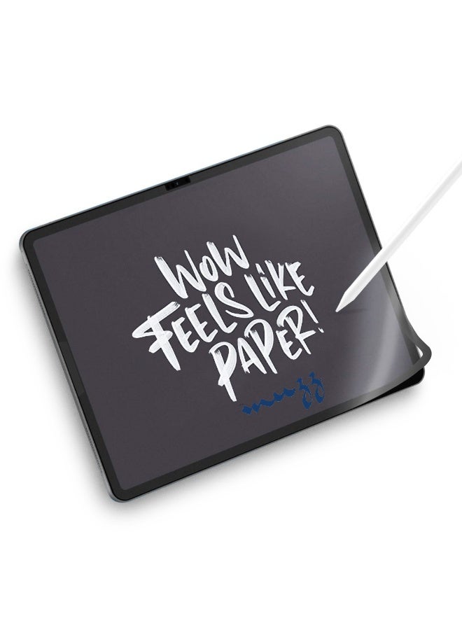 Muzz حماية شاشة سيراميك غير لامعة لجهاز iPad الجيل العاشر 10.9 بوصة 2022 فيلم TPU مرن، مقاوم للخدوش، فيلم حماية شاشة خالي من الفقاعات - حواف سوداء - Image 1