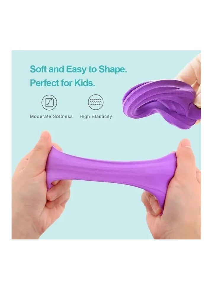 12 Color Non-Toxic Air Dry Clay Set for Kids Creative DIY Crafts and Modeling - Image 2