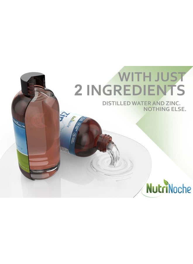 NutriNoche - Pure Crystalline Liquid Zinc Supplement - 30 PPM - Colloidal Minerals - Image 1