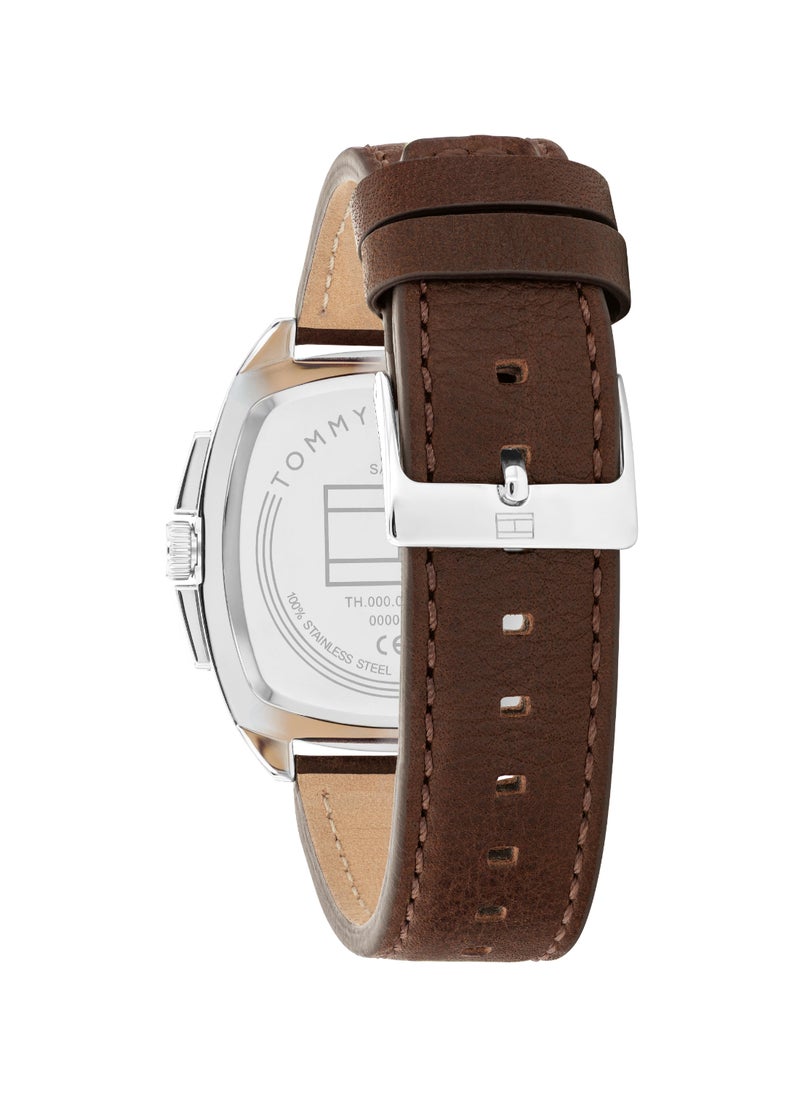 TOMMY HILFIGER - Tonneau Analog Men's Black Case Watch - 1710555 - Image 1
