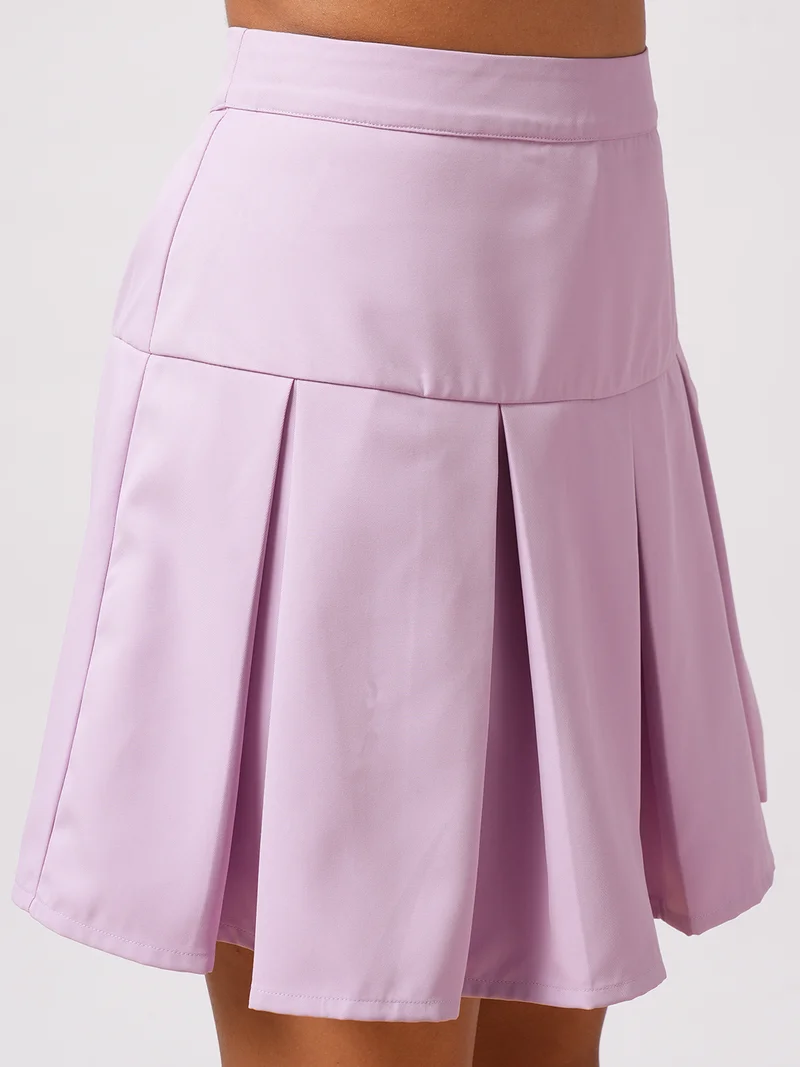 globus Women Sleeveless Waistcoat With Pleated Skirt