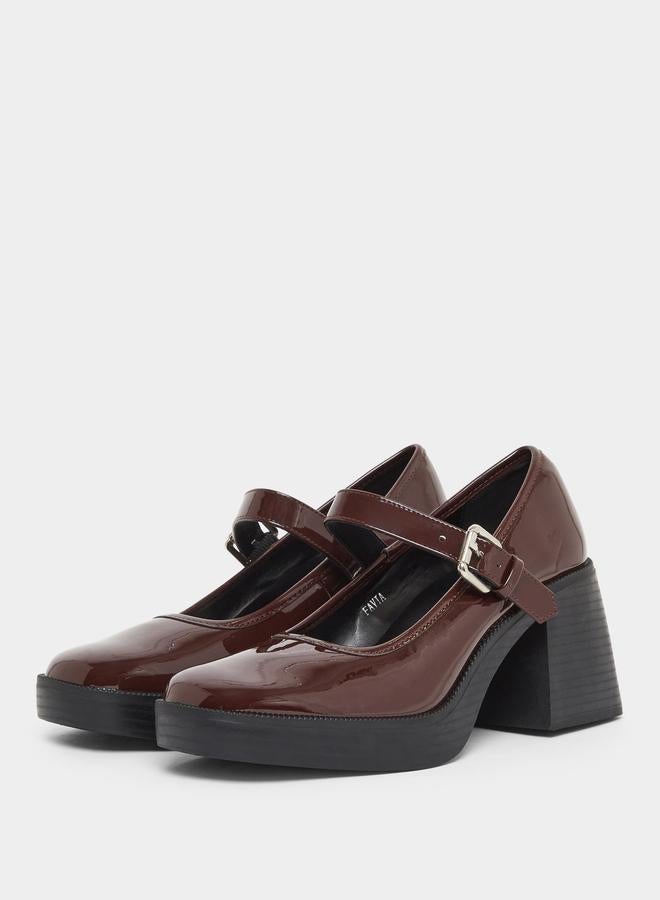 Raid Favia Buckled Platform Mary Jane Shoes - Image 2