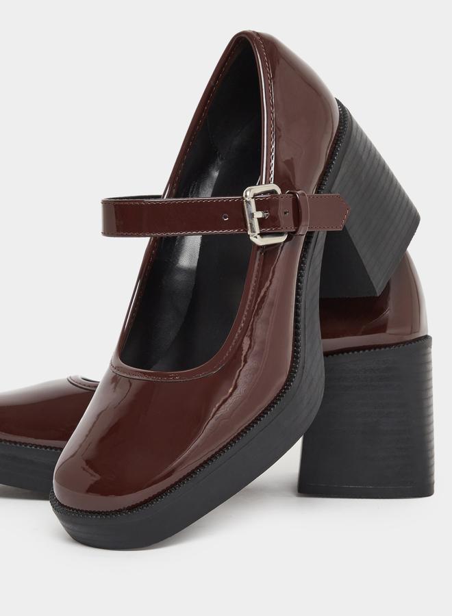 Raid Favia Buckled Platform Mary Jane Shoes - Image 3