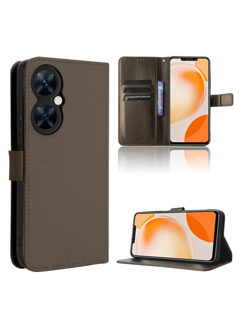Huawei Nova 11i 5G Phone Case Cover with Full Body Camera Len Protector PU Leather Wallet Card Holder Shockproof Protective Back Cover with Release Hand Phone Holder Daily Video Kickstand  - Image 1