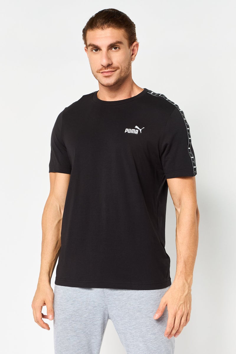 PUMA Men Sportswear Fit Short Sleeve Outdoor T-shirt, Black - Image 1