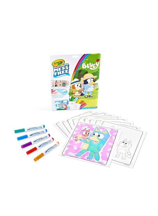 Crayola Bluey Color Wonder Coloring Set, 18 Bluey Coloring Pages, Toddler Stocking Stuffer, Holiday & Christmas Gifts for Kids, Mess Free Coloring for Toddlers, Toys & Games - Image 2