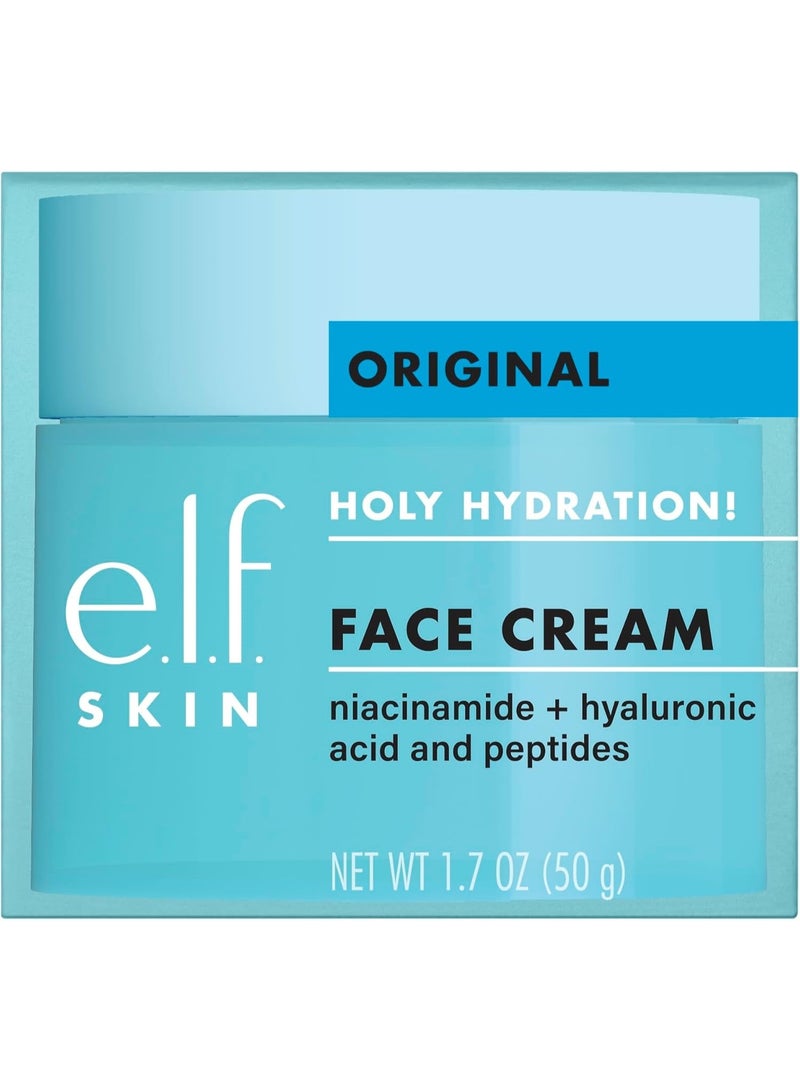 elf Holy Hydration Face Cream Moisturizer For Nourishing Plumping Skin Infused With Hyaluronic Acid 176 Oz - Image 3