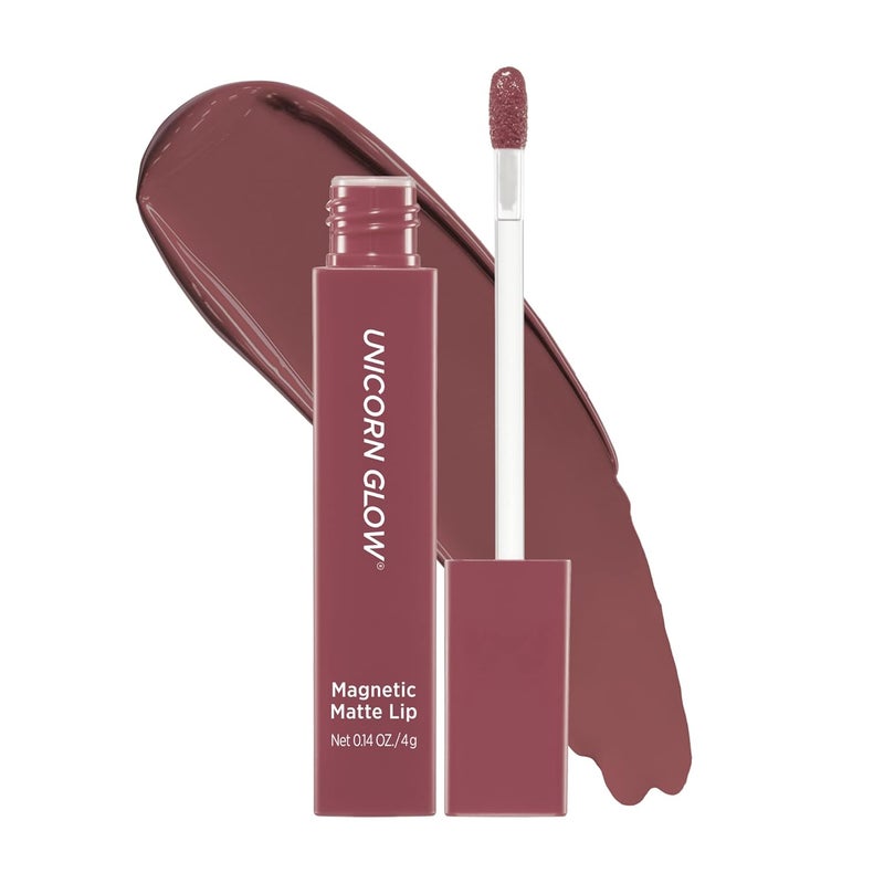 UNICORN GLOW UNICORN GLOW Magnetic Matte Lip [05 Notebook], Matte Lip Stain Lip Tint Matte finish Cruelty Free Vegan Made in Korea 0.14 oz. / 4 g