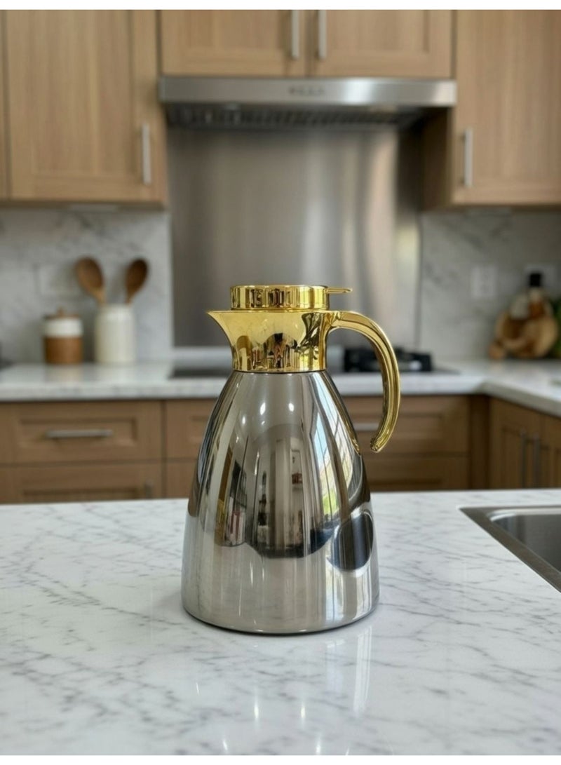 Lavin vaccum Flask 1L/Premium 304 Stainless steel inner/ Double wall Insulated thermos/Long heat retention/Hot&Cold/HB - Image 1