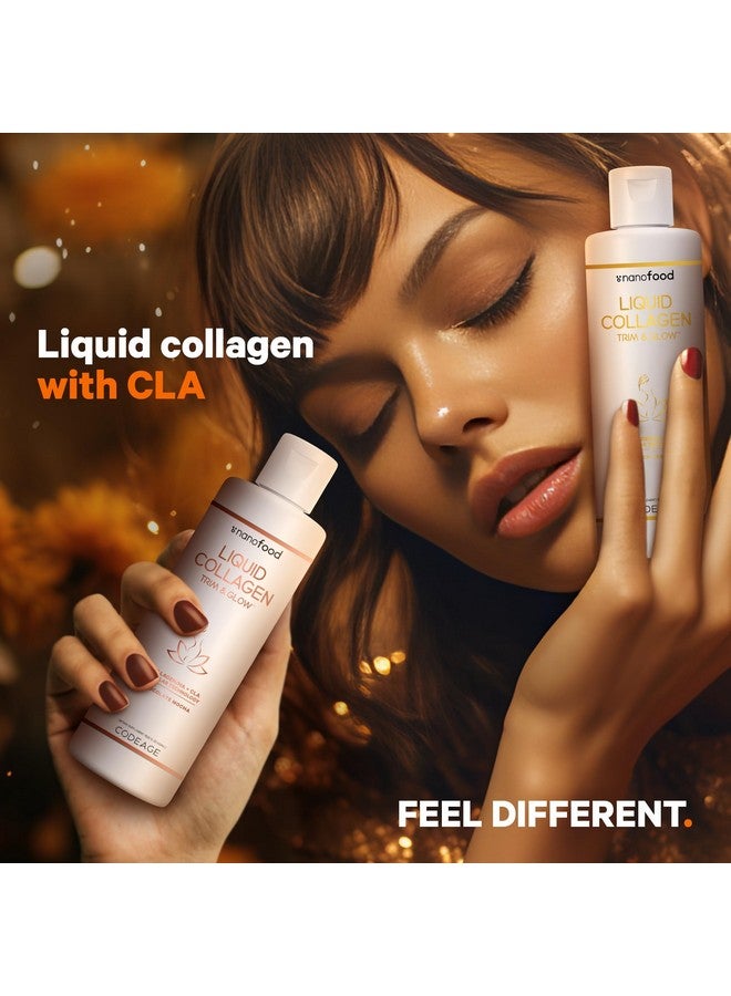 Codeage Liquid Collagen Supplement Chocolate Flavor, Beauty Trim & Glow Liposomal Collagen Peptides, CLA Conjugated Linoleic Acid, Hyaluronic Acid, Vitamin E, Hydrolyzed, Non-GMO, 15.22 fl oz - Image 5