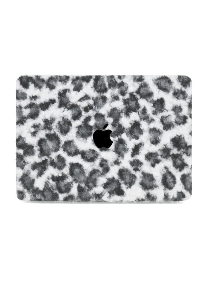 Generic - Macbookair Case Teddy Plush Macbookpro Case Apple Laptop Case-Color:Hollow No. 4 (teddy Leopard Print)-(frosted Transparent Bottom)-Applicable Models:2023-2021pro14(A2442/2779/2918/2992/3112/3185/3401 - Image 1