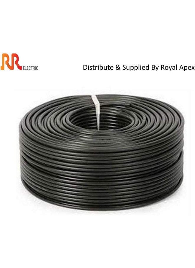 RR Multi Strand Pure Copper Single Core Flexible Cables | Trirated Electrolytic Conductor Up To 105C Fire Resist Electric Panel Wire | Bs6231 Iso9001 Ce Compliant 100Y(90M) Roll (0.5Mm, Black)  - Image 2