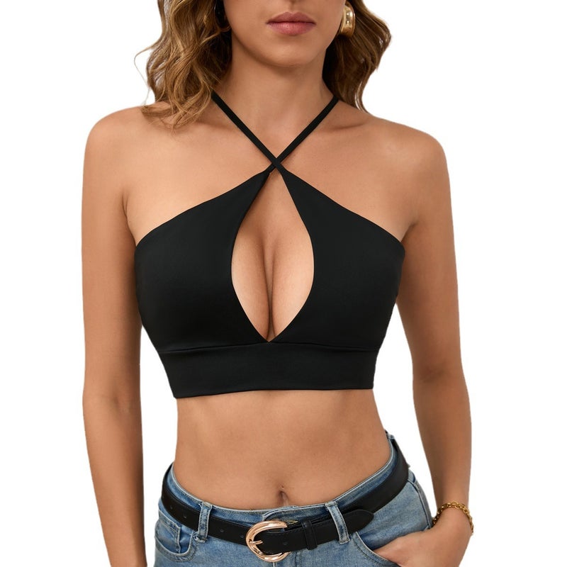 توب نسائي بدون أكمام بتصميم مفتوح - Image 5
