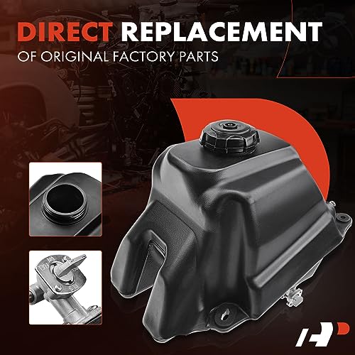 A-Premium ATV Fuel Gas Tank with Fuel Cap and Fuel Petcock Valve Switch Compatible with Yamaha Banshee 350 YFZ350 1988-2006 Replaces# 2GU241100000, 2GU-24110-00-00 - Image 3