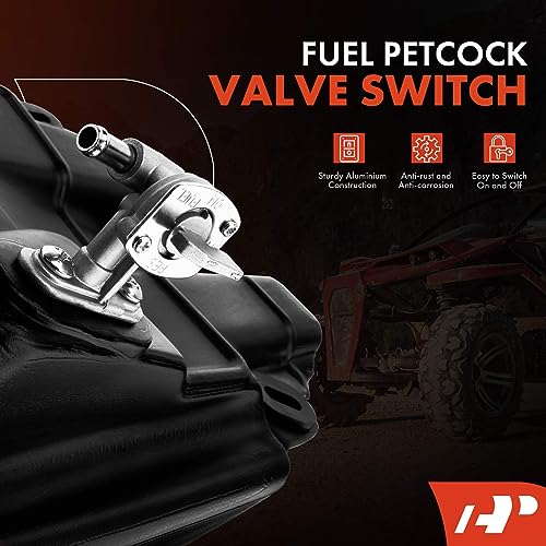 A-Premium ATV Fuel Gas Tank with Fuel Cap and Fuel Petcock Valve Switch Compatible with Yamaha Banshee 350 YFZ350 1988-2006 Replaces# 2GU241100000, 2GU-24110-00-00 - Image 5