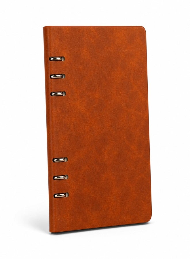Present Mart Premium Personal Organizer with Card & Pen Slots | Changeable Refill System | Office Diary For Men & Women | Executive Diaries | Diary for Personal Use | Journal Notebook (Brown) - Image 1