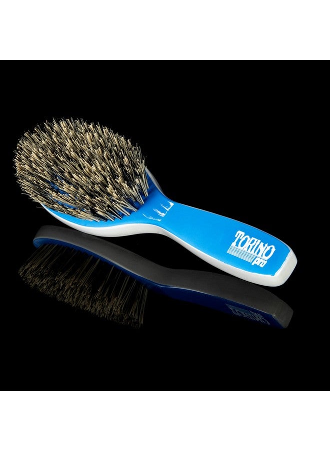 TORINO PRO WAVE BRUSHES BY BRUSH KING Torino Pro Wave Brush 219 Oval Long Handle Medium Hard Bristles Extra Long Reinforced Bristles Great For Wolfing To Manage Your 360 Waves - Image 4