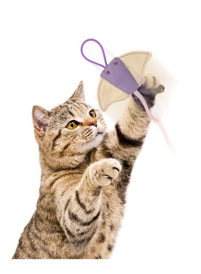 Petlinks Ray Flyer Stingray Launcher Catnip Cat Toy - Purple, One Size - Image 3